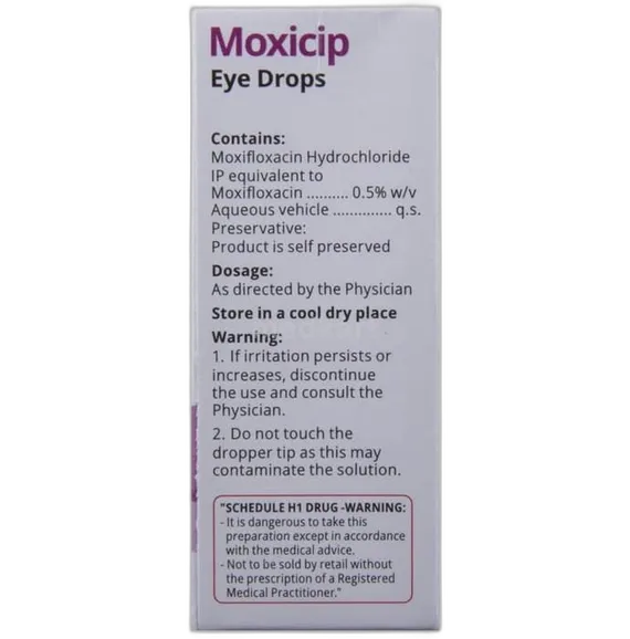 moxicip eye drops 5 ml